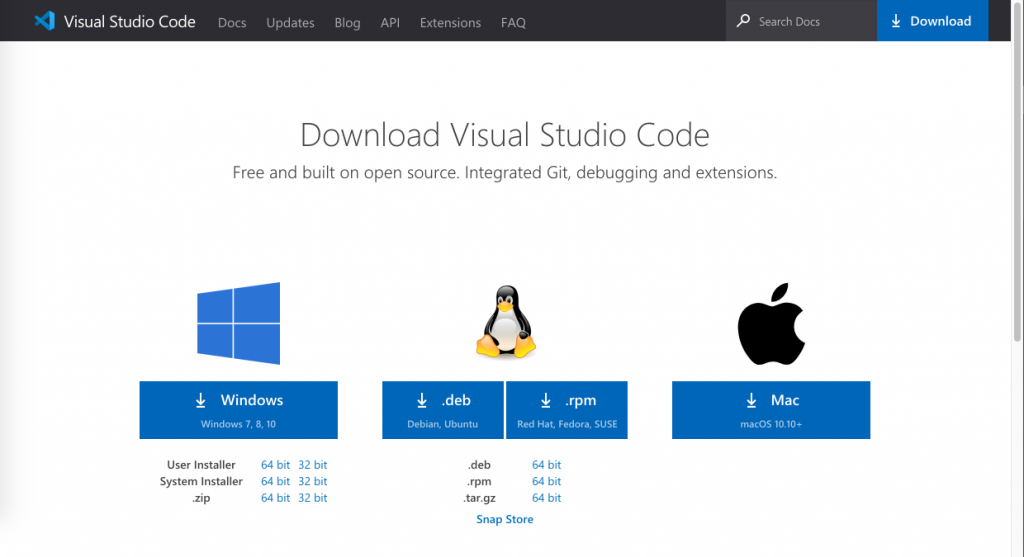 Tải phần mềm Visual Studio Code